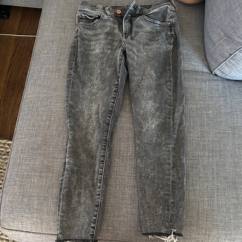 Express Charcoal Skinny Jeans